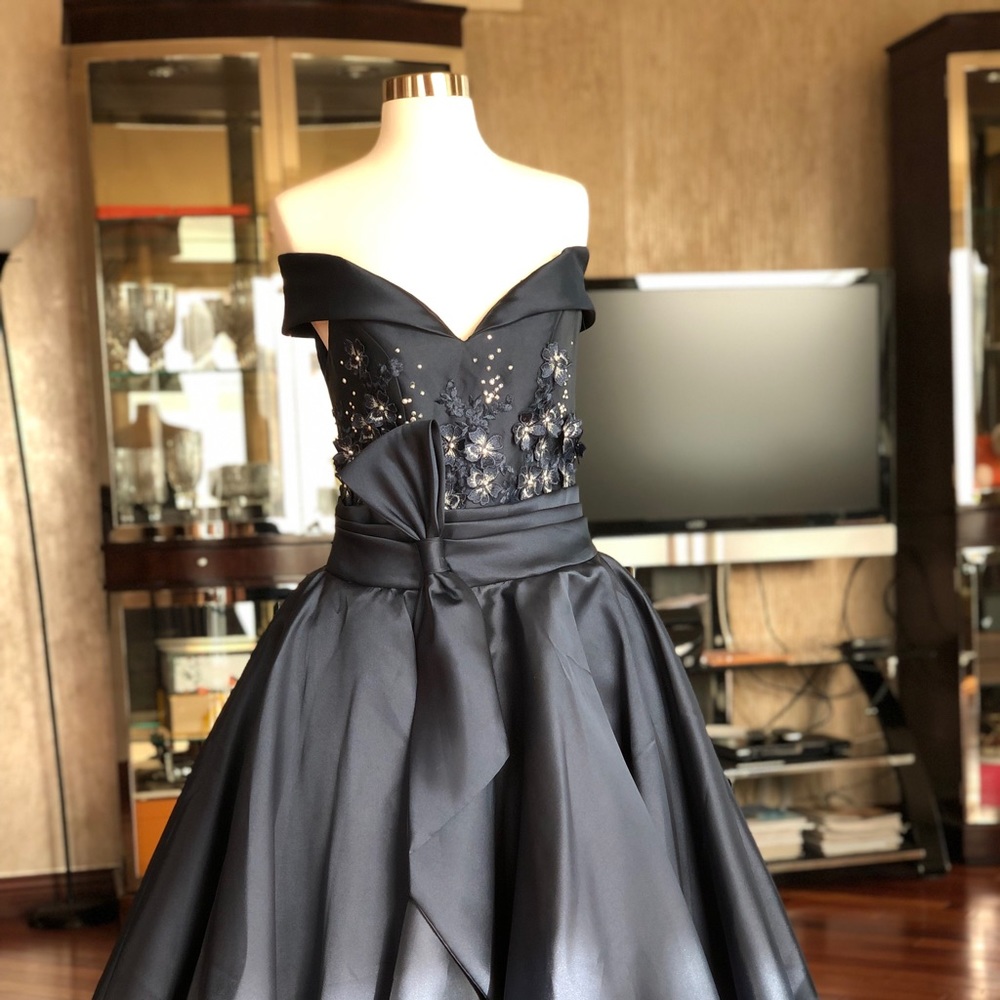 Navy blue Couture dress